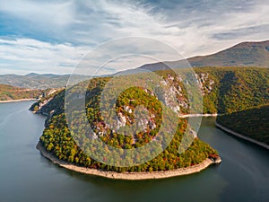 Vrbas river canyon near Banja Luka photo